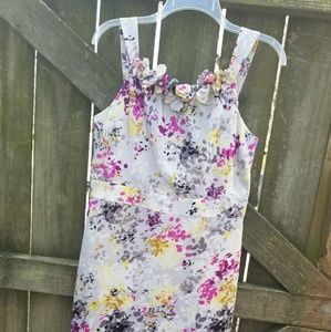 Women's Ann Taylor The Loft Flower Dress - Size 8